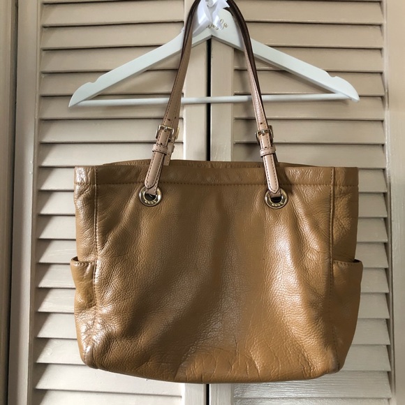 Michael Kors Tan Camel Leather Medium Tote - Picture 3 of 7